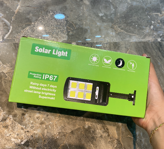 LAMPARA SOLAR CON SENSOR IP67